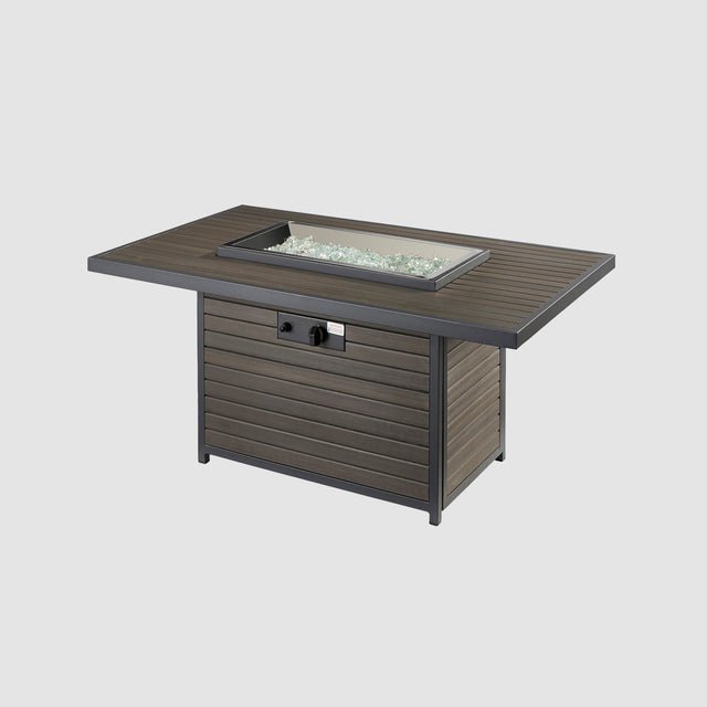 Brooks & Kenwood Brooks Fire Table w/ Taupe Composite Top and Base - BRK - 1224 - Terrace Level