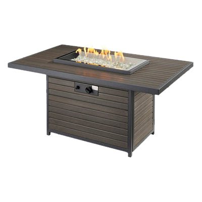 Brooks & Kenwood Brooks Fire Table w/ Taupe Composite Top and Base - BRK - 1224 - Terrace Level