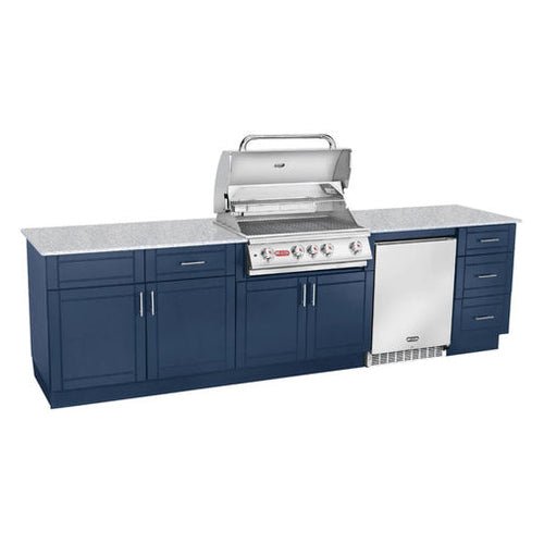 Bull Grills 10’ Charleston Dura Outdoor Kitchen - 537 - Terrace Level