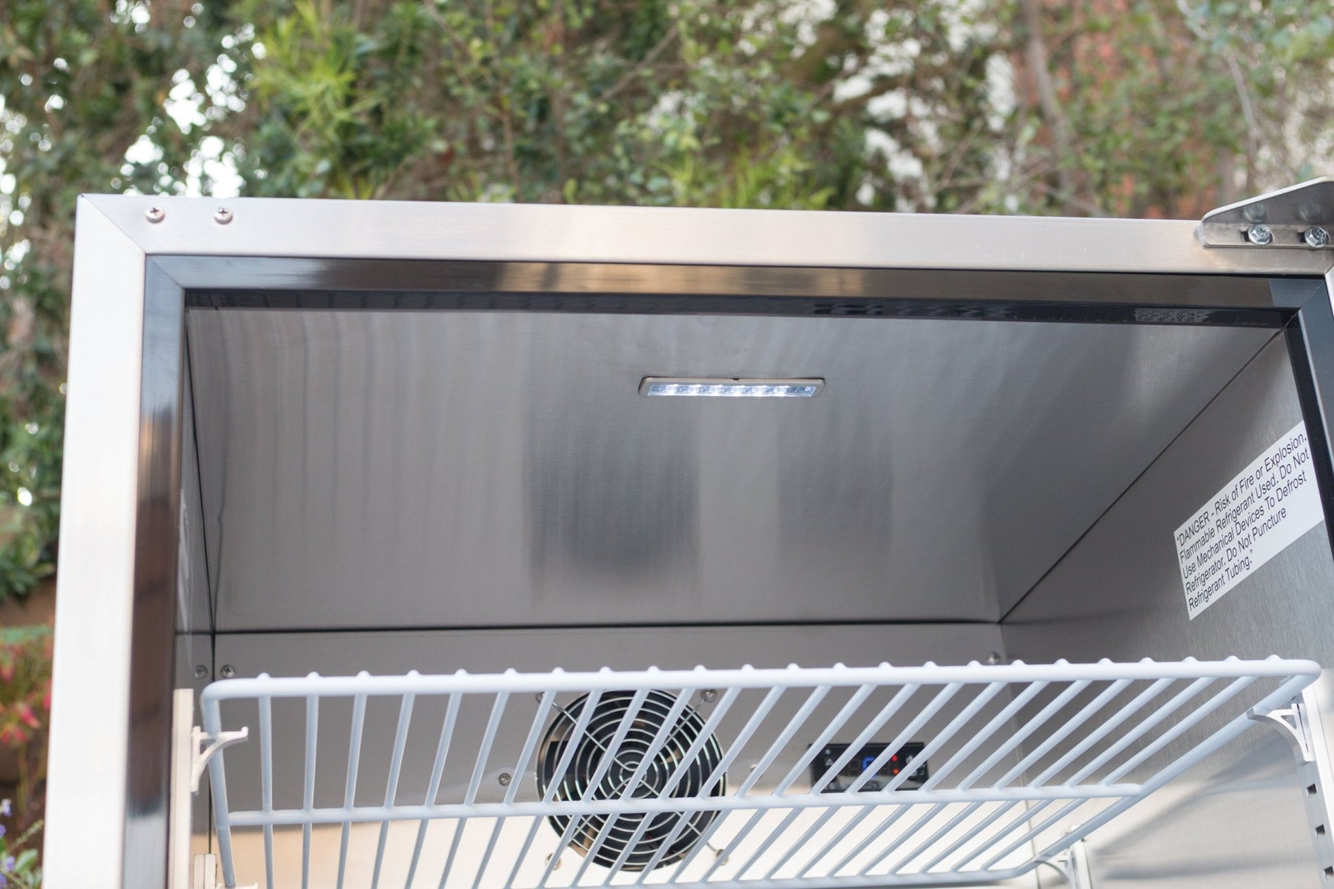 Bull Grills Premium Outdoor Rated 4.9 Cu. Ft. Stainless Steel Fridge Series II 13700 - Terrace Level