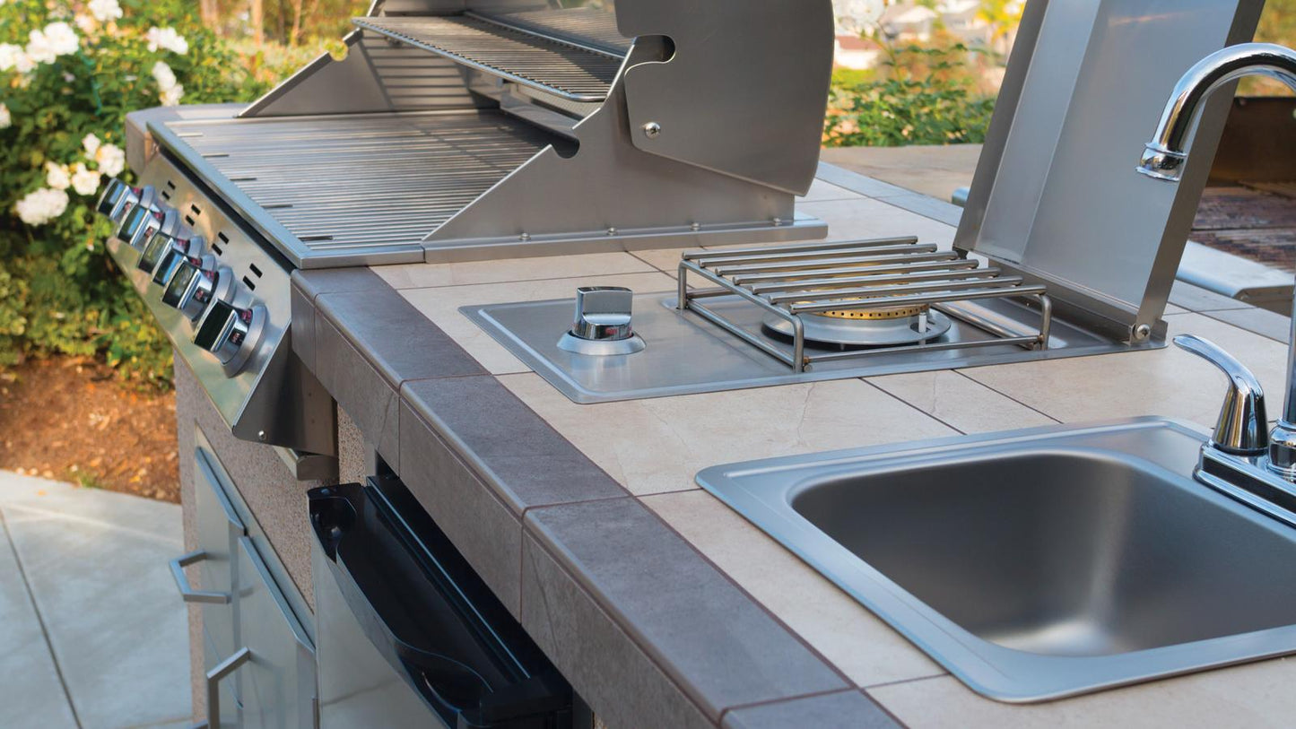 Bull Grills Small Stainless - Steel Sink With Faucet 12389 - Terrace Level