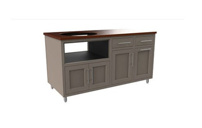 Challenger Coastal Kitchens 64 - Inch Designs Coastal Countertop with Door Style - CST - 64 - KDDW - Terrace Level