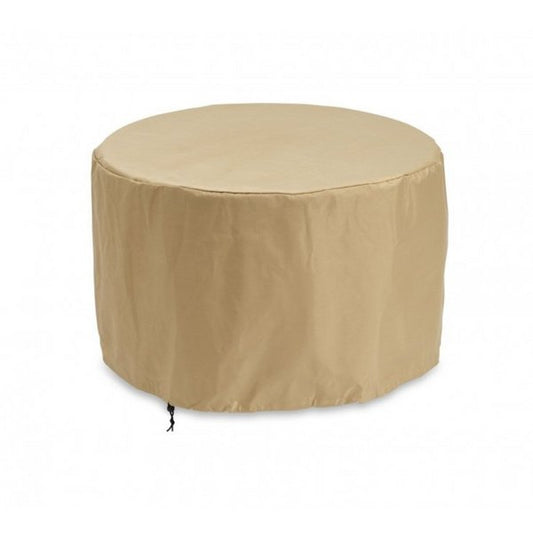 Fire Features & Tables Weather Cover Round (Tan Polyester Ripstop Cover with Drawstring) - CVR - Terrace Level