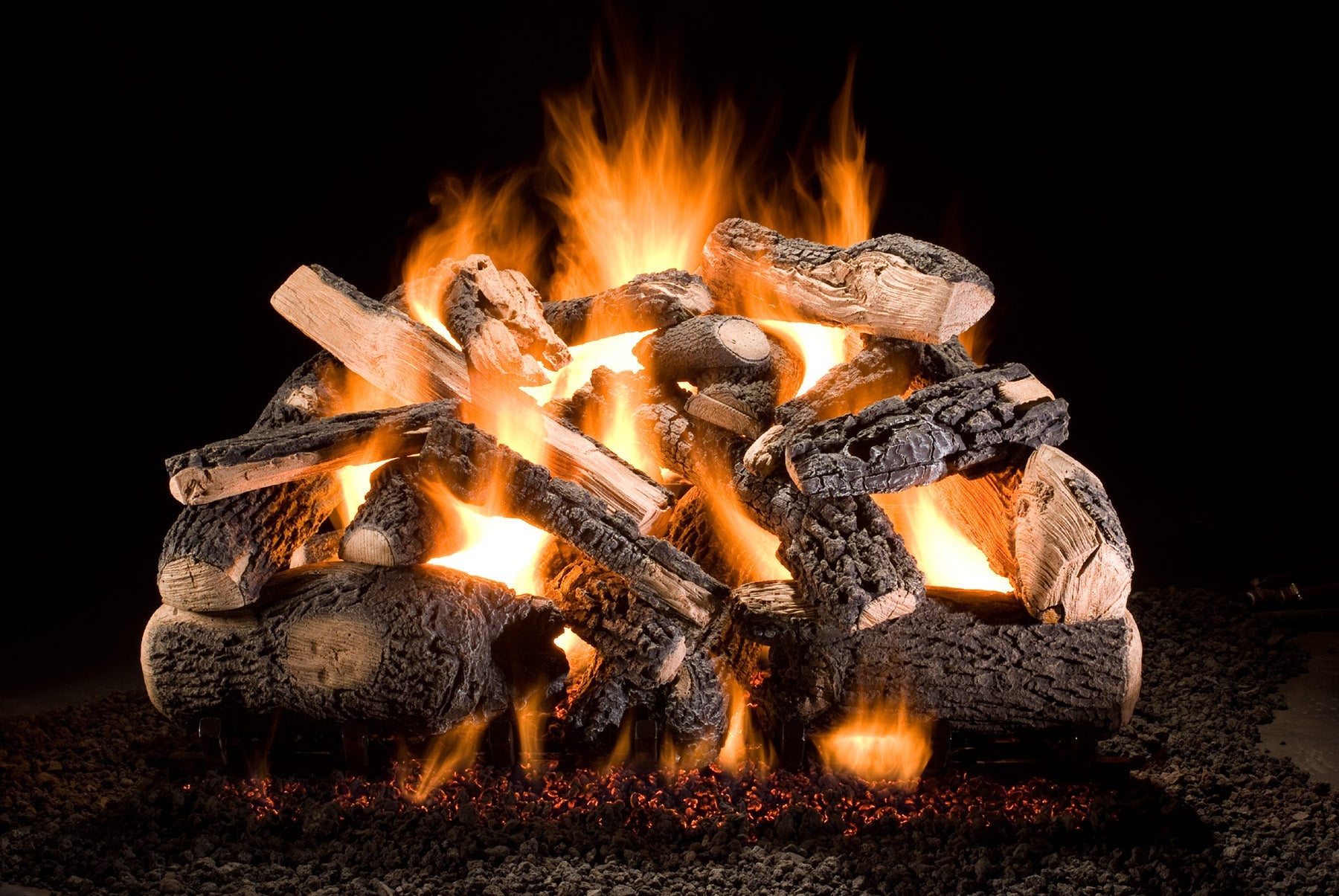 Hargrove 30 - Inch Wilderness Char Fire 10 Pieces Pit Log Set - WCS3010FL - Terrace Level