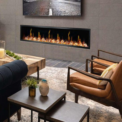 Litedeer Homes Latitude 45" Ultra Slim Built - in Electric Fireplace - ZEF45X - Terrace Level