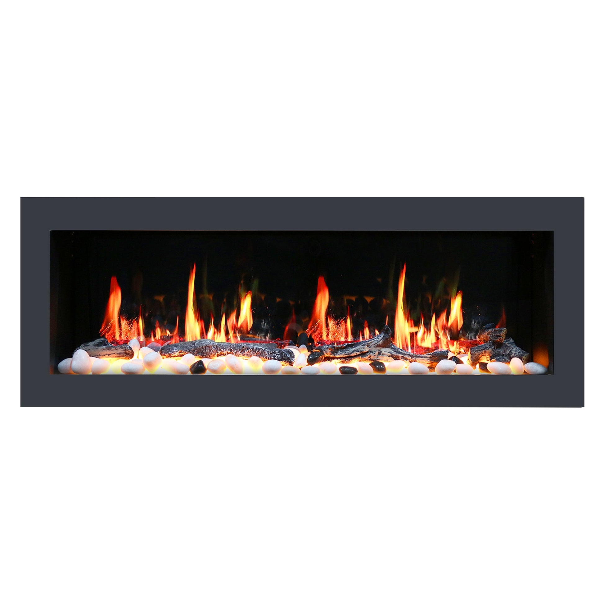 Litedeer Homes Latitude II 48 - inch Seamless Push - in Electric Fireplace - ZEF48X - Terrace Level