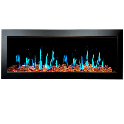 Litedeer Homes Latitude II 48 - inch Seamless Push - in Electric Fireplace - ZEF48X - Terrace Level