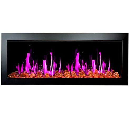 Litedeer Homes Latitude II 48 - inch Seamless Push - in Electric Fireplace - ZEF48X - Terrace Level