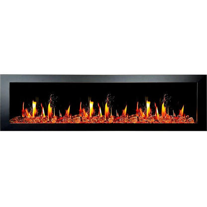 Litedeer Homes Latitude II 78 inch Wifi Smart Electric Fireplace with crackling - ZEF78VA - Terrace Level