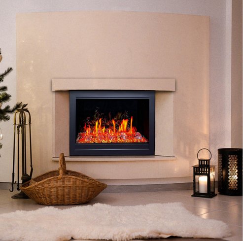 Litedeer Homes LiteStar 33 - inch Smart Electric Fireplace Insert - ZEF38VC - 33 - Terrace Level