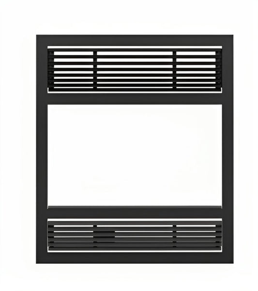 Osburn Faceplate In Metallic Black - OA1025 - Terrace Level