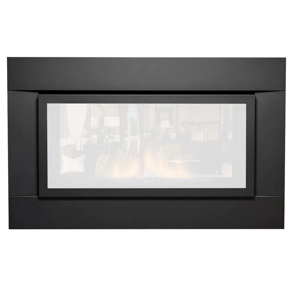 Standard black 3-sided surround ‐ 40″ W x 28″ H