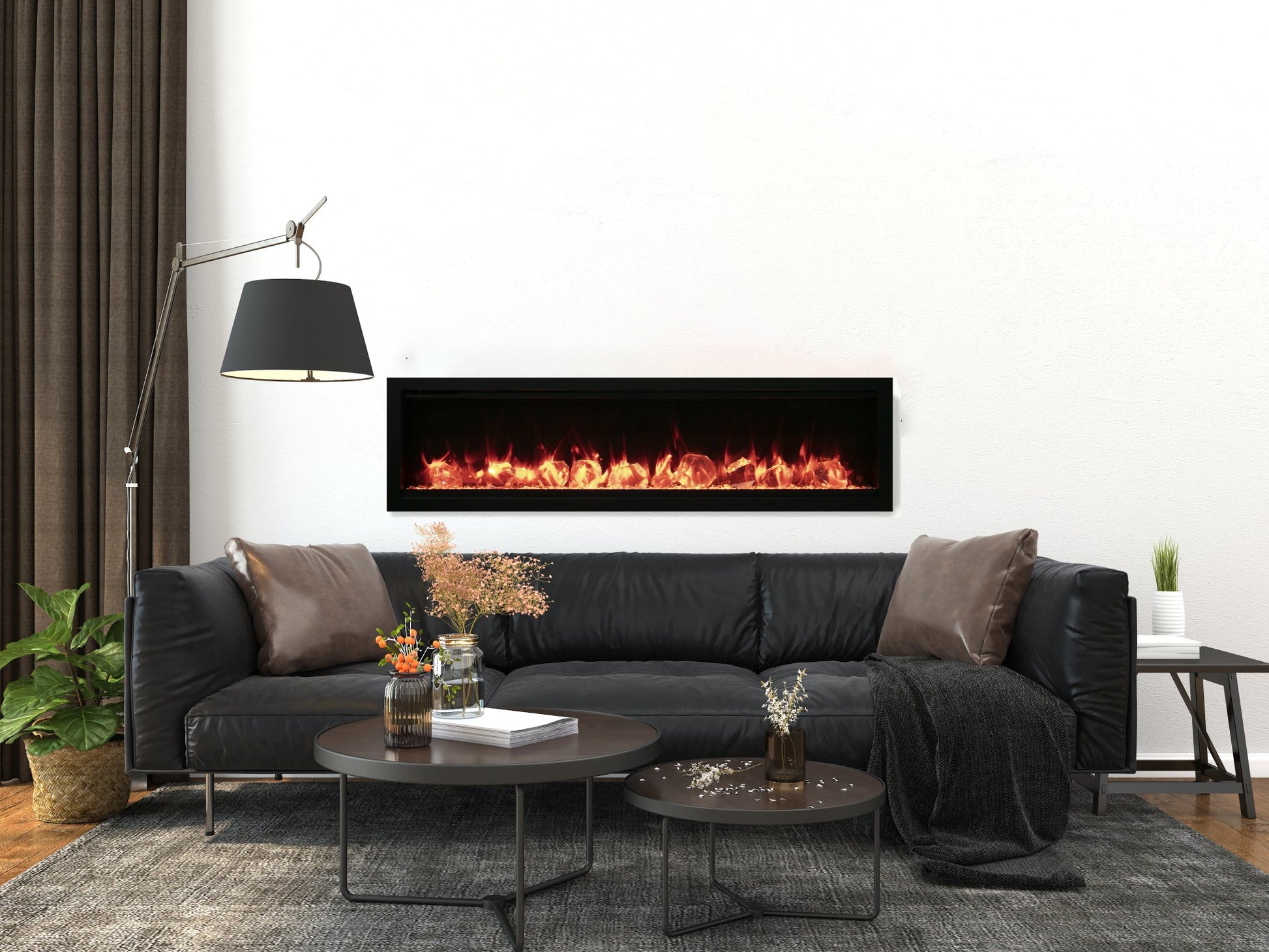 Remii Extra Slim Electric Fireplace - 1027 - XS - Terrace Level