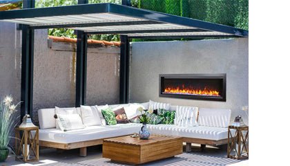 Sierra Flames Amantii Electric Fireplace - SYM BESPOKE - Terrace Level