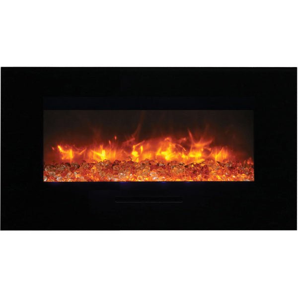 Sierra Flames Amantii Electric Fireplace - WM - FM - BG - Terrace Level