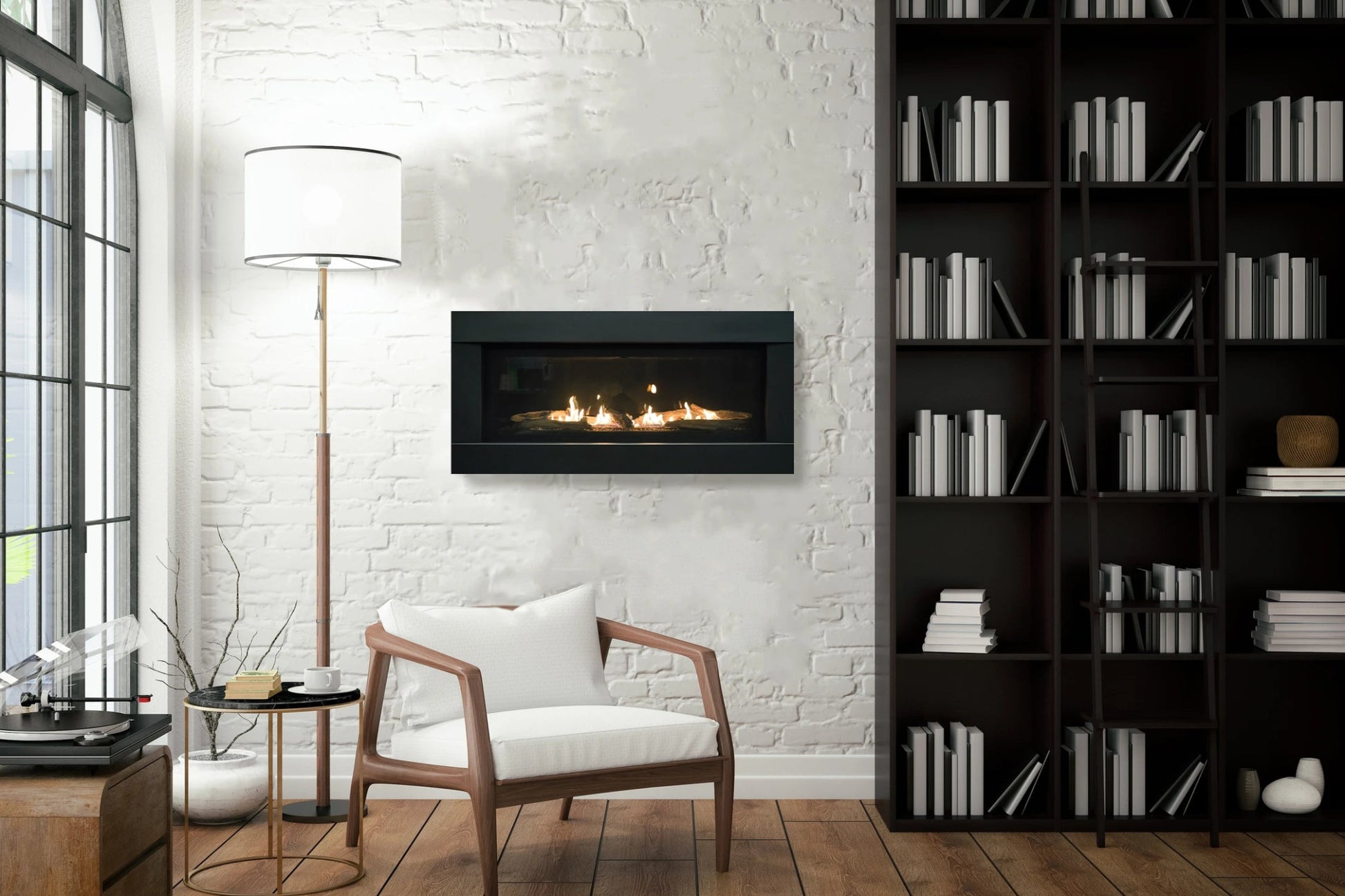 Sierra Flames The Stanford 55L Gas Fireplace - STANFORD - 55G - Terrace Level