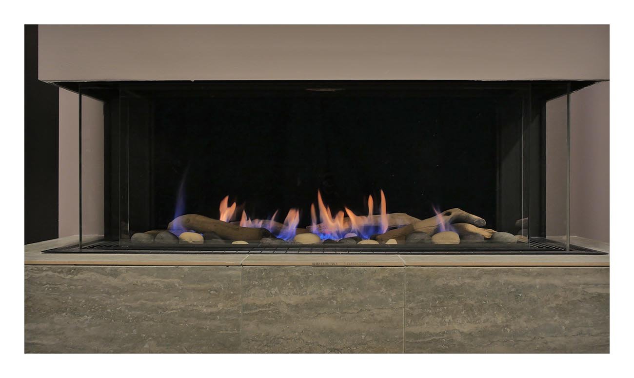 Sierra Flames Toscana 3 Sided Peninsula Gas Fireplace - TOSCANA - Terrace Level