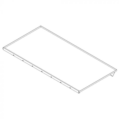 Superior Outdoors Drain Pan with 1 - Inch Stainless Steel Decorative Face Exterior for WRE3036 Fireplaces - DP - Terrace Level