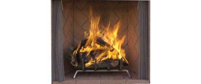 Superior Outdoors Masonry Wood - Burning Outdoor Fireplace - WRE60 - Terrace Level