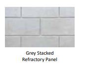 Superior Outdoors Radiant Wood Burning Fireplace in Grey Refractory Panels - WRT35 - Terrace Level