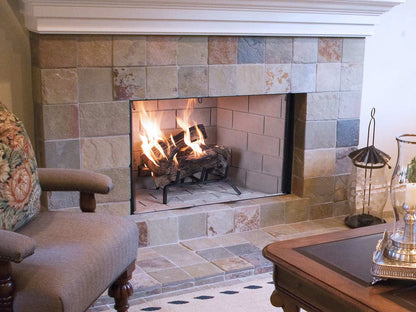 Superior Outdoors Radiant Wood Burning Fireplace in Grey Refractory Panels - WRT35 - Terrace Level