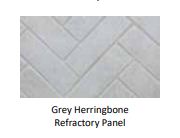 Superior Outdoors Radiant Wood Burning Fireplace in Grey Refractory Panels - WRT35 - Terrace Level