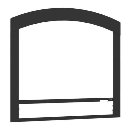 Valcourt Faceplate Arched in Painted Black - VA15FA06 - Terrace Level