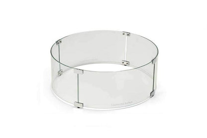 Warming Trends 38 - Inch Round Glass Wind Guard - WG38 - RD - Terrace Level