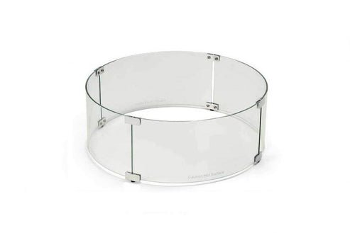 Warming Trends 38 - Inch Round Glass Wind Guard - WG38 - RD - Terrace Level