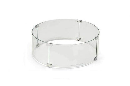 Warming Trends 38 - Inch Round Glass Wind Guard - WG38 - RD - Terrace Level
