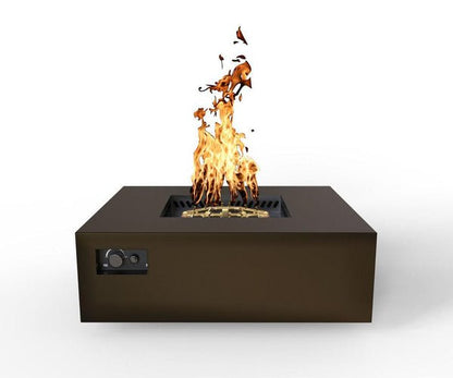 Warming Trends 40 - Inch Square Gas AON Fire Table - S40 - Terrace Level