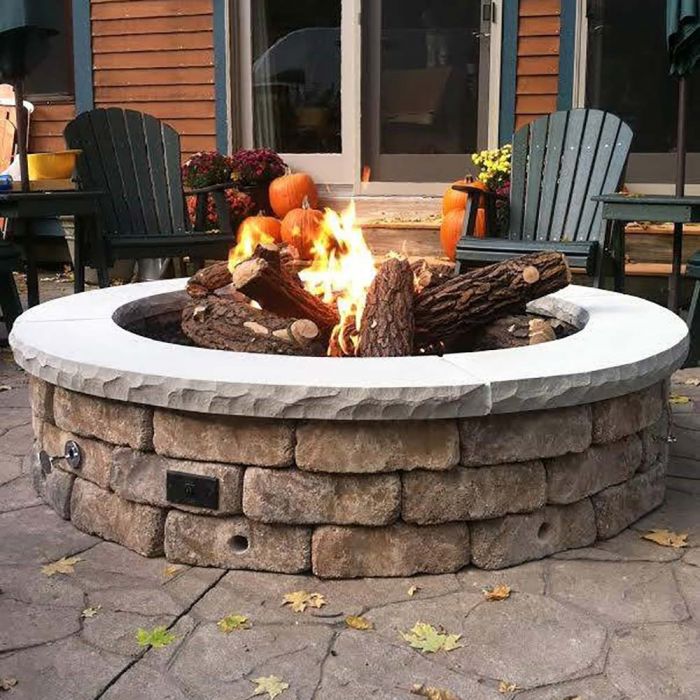 Warming Trends 42 - Inch Circle Fire Pit Kit - FC42 - Terrace Level