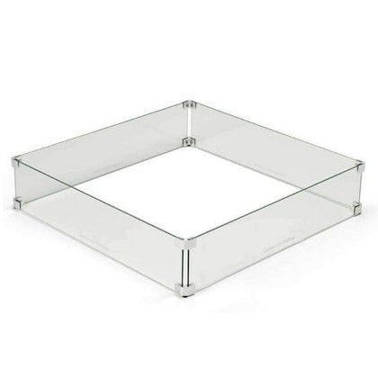Warming Trends 43 - Inch Square Glass Wind Guard - WG43 - SQ - Terrace Level