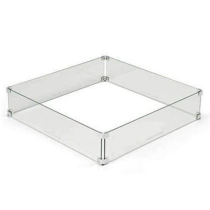 Warming Trends 43 - Inch Square Glass Wind Guard - WG43 - SQ - Terrace Level