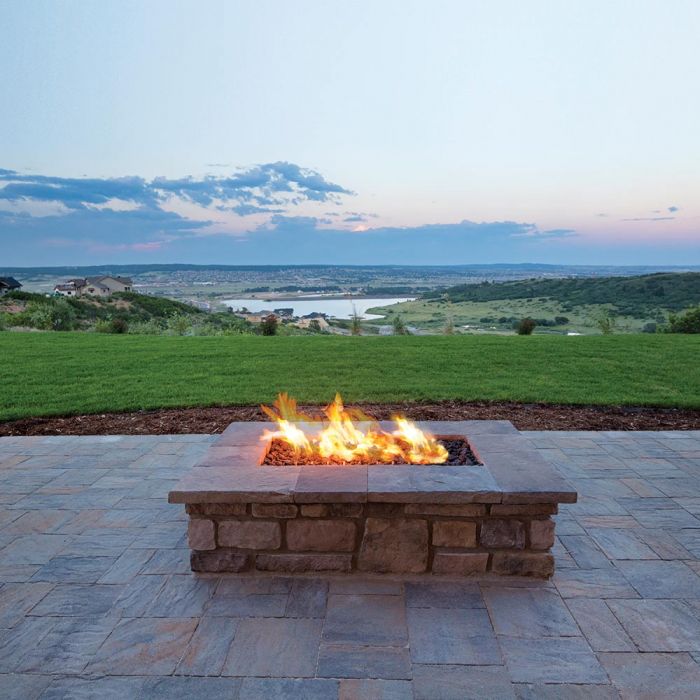 Warming Trends 48x48 - Inch Square Fire Pit Kit - FS4848 - Terrace Level